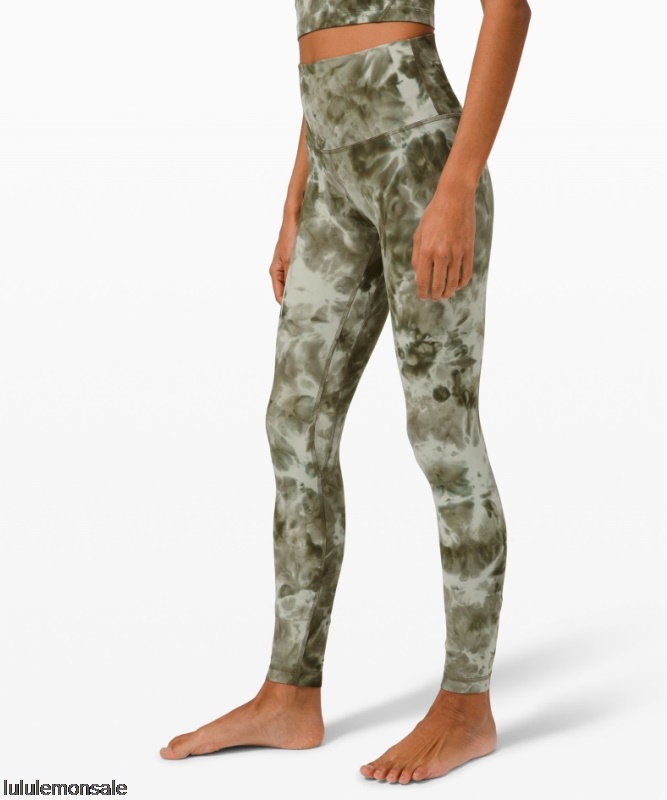 Lululemon Damen DELULU039 | Align Hochhaushose 28 Dark Olive